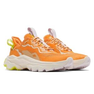 Sorel Kinetic women’s Breakthrough Lace shoes in orange, size 10